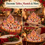 Sevair Deco Magical Christmas Village 3D Gem Art DIY Kit