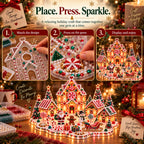 Sevair Deco Magical Christmas Village 3D Gem Art DIY Kit