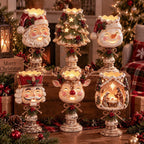 Sevair Deco Christmas Heirloom Glow Candle Holder Collection