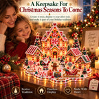 Sevair Deco Magical Christmas Village 3D Gem Art DIY Kit