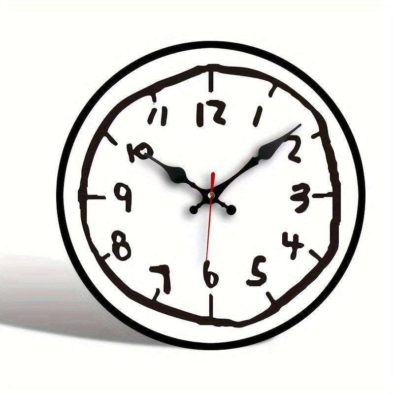 Sevair Deco Hand-Drawn Wall Clock