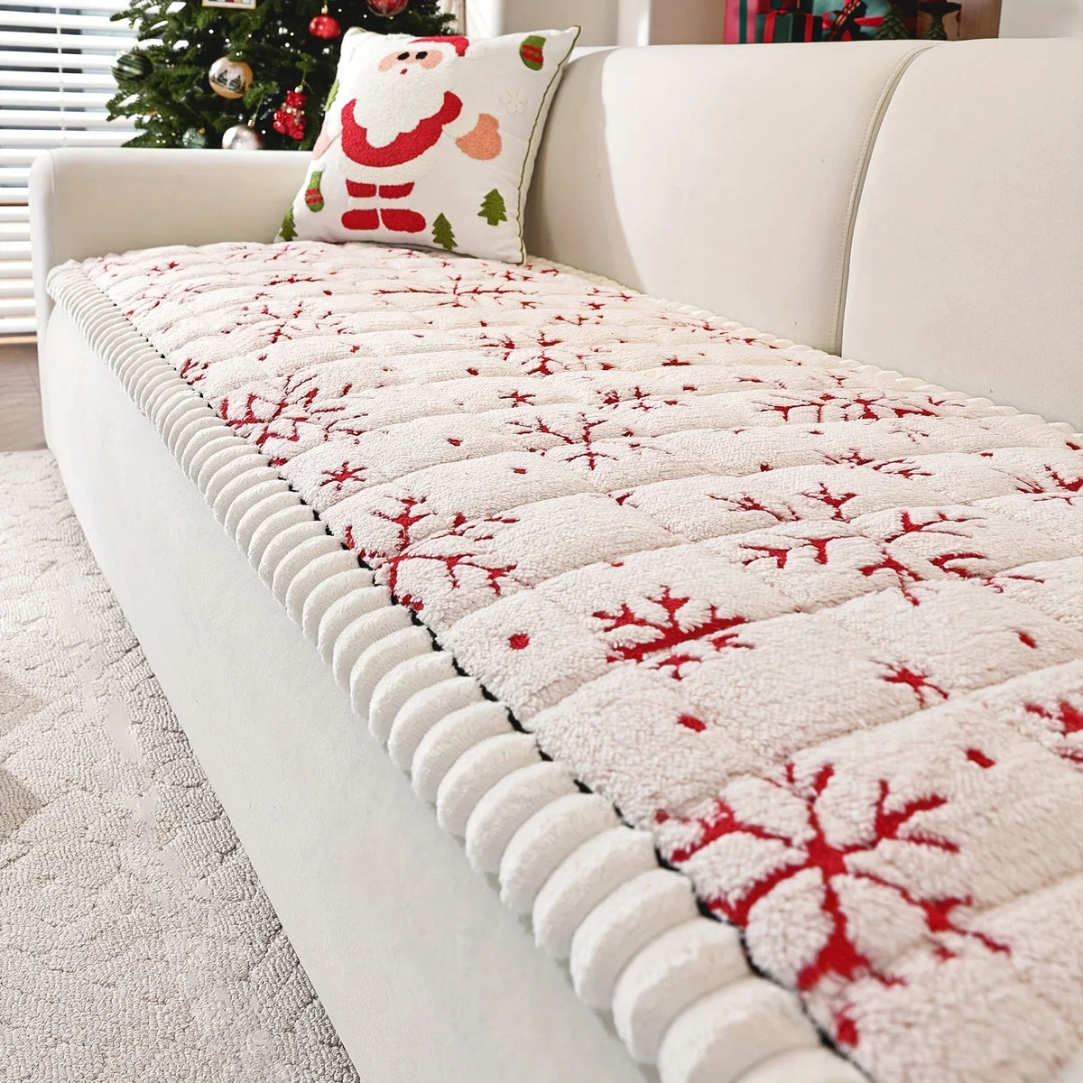Sevair Deco Christmas Sofa Pad Cover