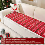 Sevair Deco Christmas Sofa Pad Cover