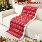 Sevair Deco Christmas Sofa Pad Cover