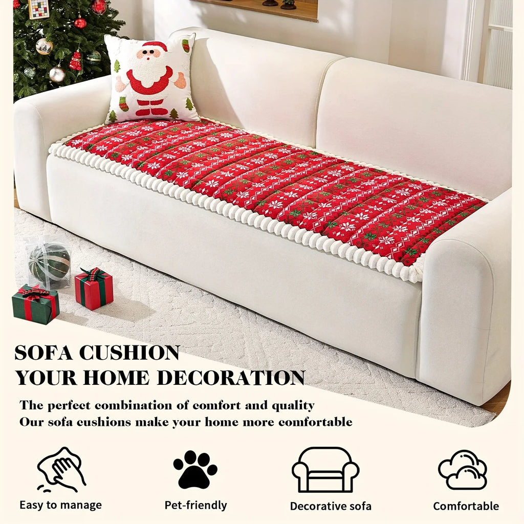 Sevair Deco Christmas Sofa Pad Cover