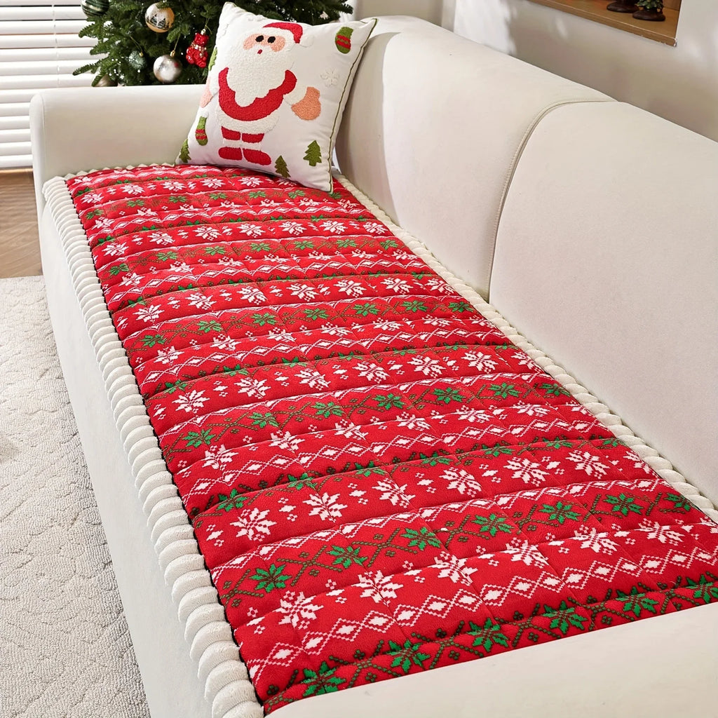 Sevair Deco Christmas Sofa Pad Cover