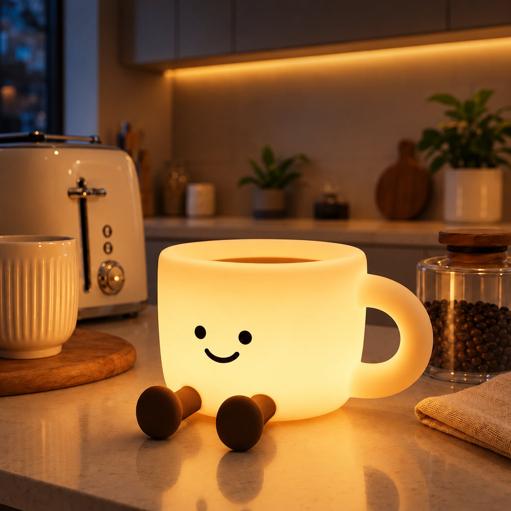Rechargeable Coffee Cup Silicone Night Light