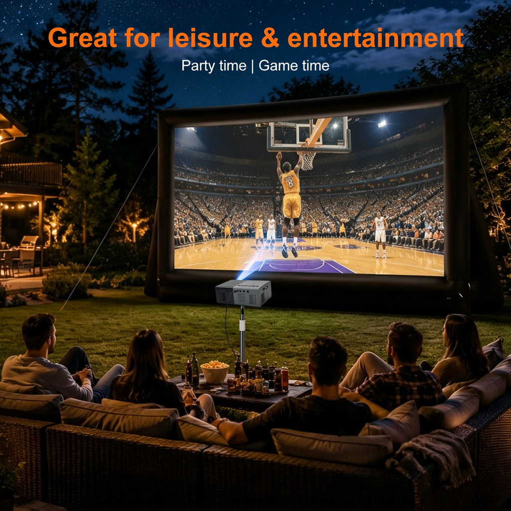 Sevair Deco Dream J9 Mini Projector 720P for Home Movie Nights