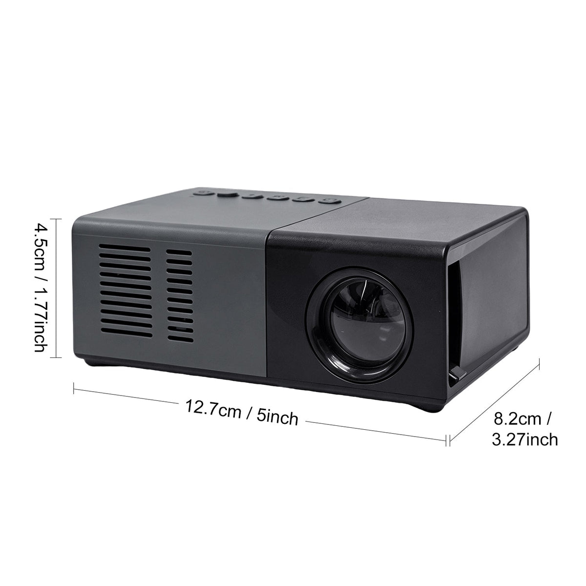 Sevair Deco Dream J9 Mini Projector 720P for Home Movie Nights