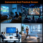 Sevair Deco Dream J9 Mini Projector 720P for Home Movie Nights