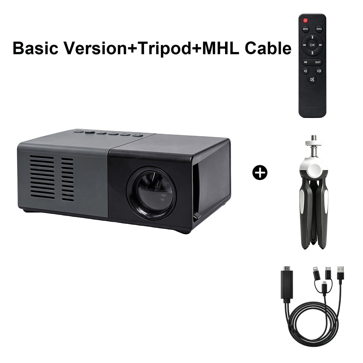 Sevair Deco Dream J9 Mini Projector 720P for Home Movie Nights