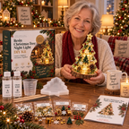 Sevair Deco Beginner-Friendly Resin Christmas Tree Night Light DIY Kit