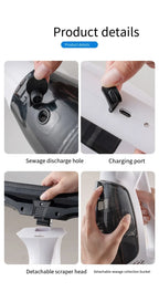 Sevair Deco Cordless Electric Glass Cleaner for Windows & Mirrors