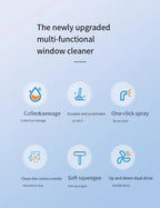 Sevair Deco Cordless Electric Glass Cleaner for Windows & Mirrors