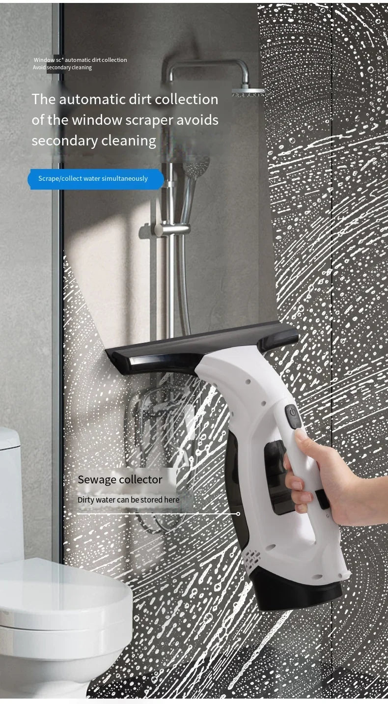 Sevair Deco Cordless Electric Glass Cleaner for Windows & Mirrors