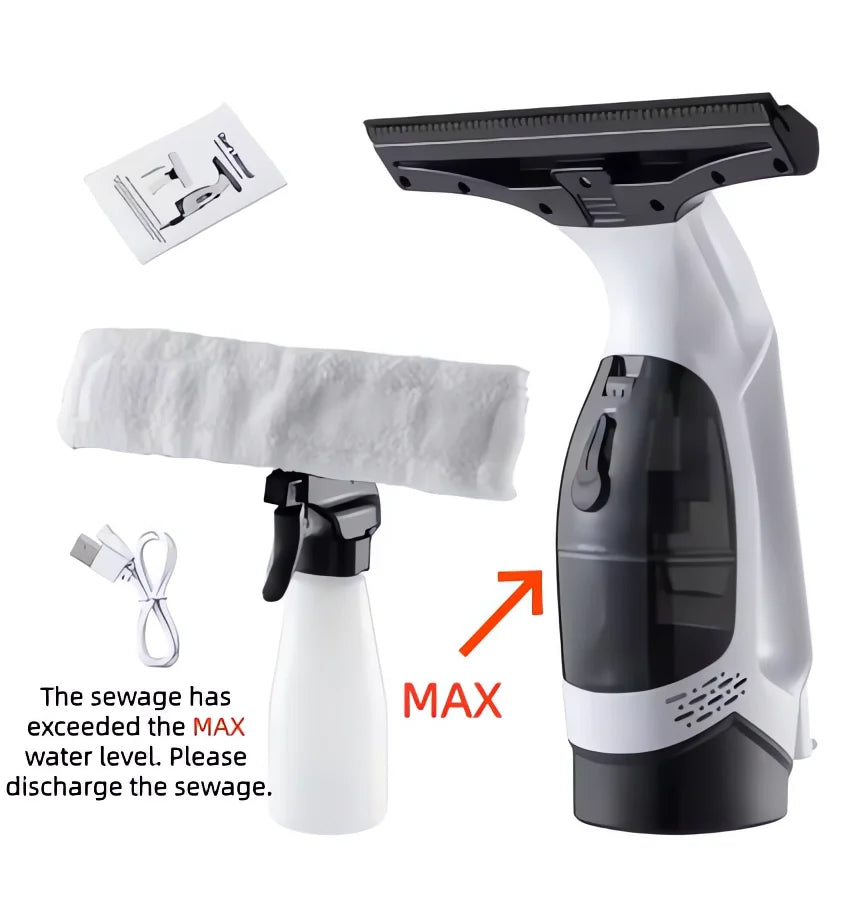 Sevair Deco Cordless Electric Glass Cleaner for Windows & Mirrors