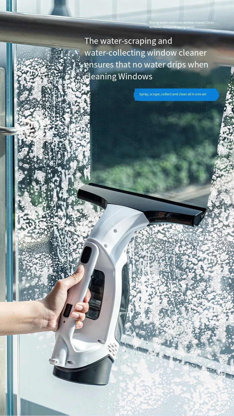 Sevair Deco Cordless Electric Glass Cleaner for Windows & Mirrors