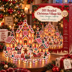 Sevair Deco Magical Christmas Village 3D Gem Art DIY Kit