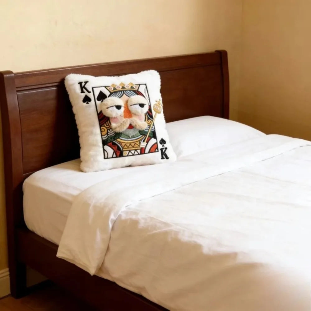 Sevair Deco Funny Royal Card Pillows