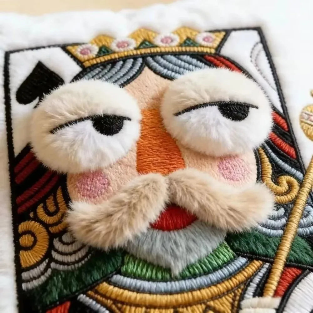 Sevair Deco Funny Royal Card Pillows