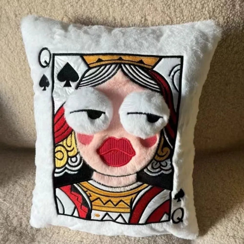 Sevair Deco Funny Royal Card Pillows