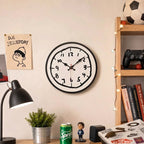 Sevair Deco Hand-Drawn Wall Clock