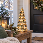 Sevair Deco Winterleaf Glow Christmas Tree