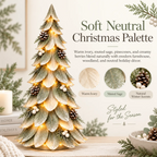 Sevair Deco Winterleaf Glow Christmas Tree