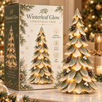 Sevair Deco Winterleaf Glow Christmas Tree