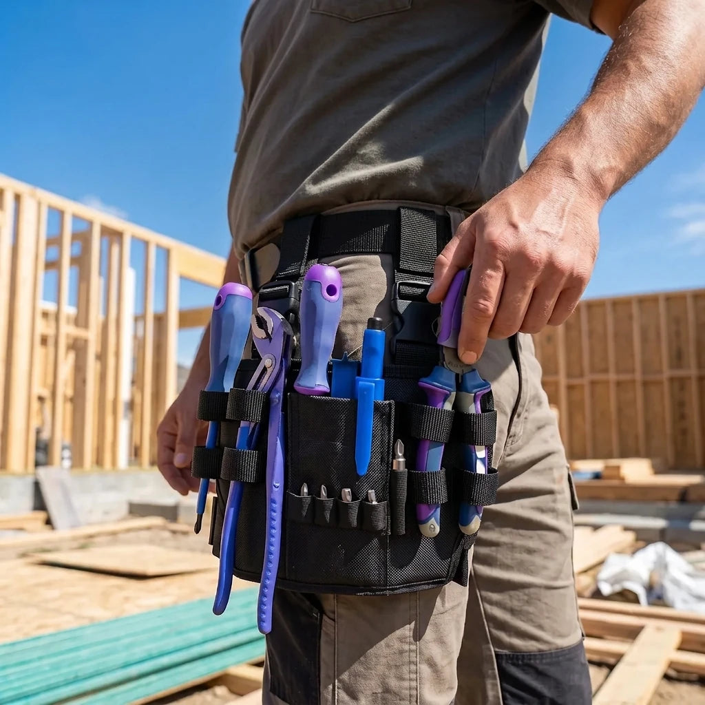 Multi-Pocket Waist Tool Pouch