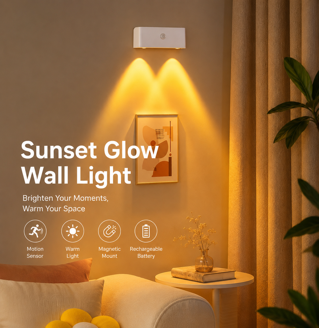 Sevair Deco Blossom Motion Sensor Wall Light