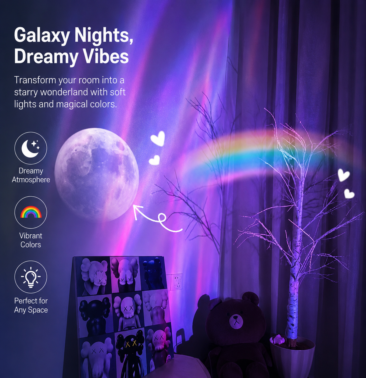 Sevair Deco - Astronaut Aurora Galaxy Projector light