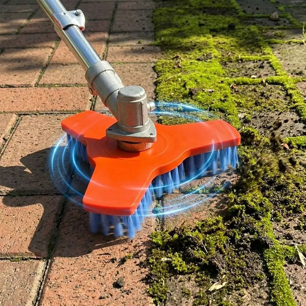 Sevair Deco Outdoor Surface Scrubber Brush Head for Pavers & Patios