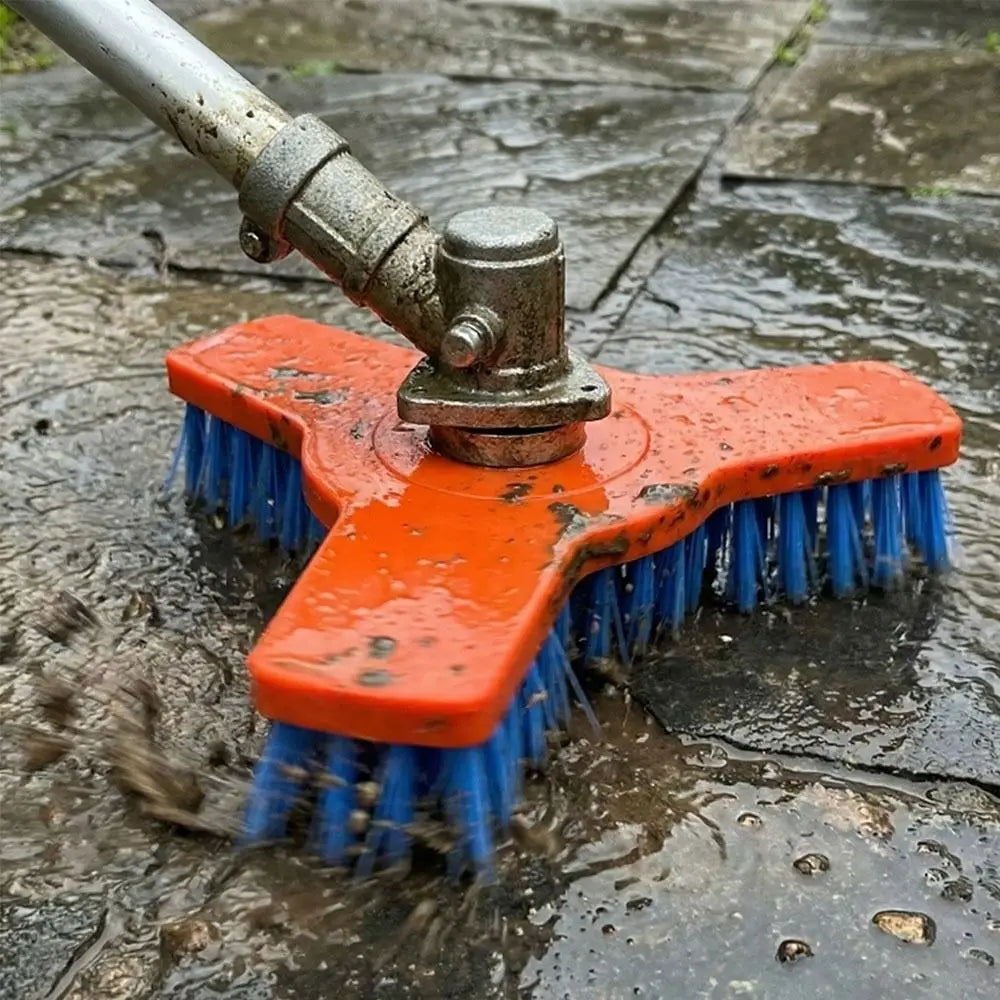 Sevair Deco Outdoor Surface Scrubber Brush Head for Pavers & Patios