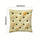 Sevair Deco Saltine Cracker Pillow Cover