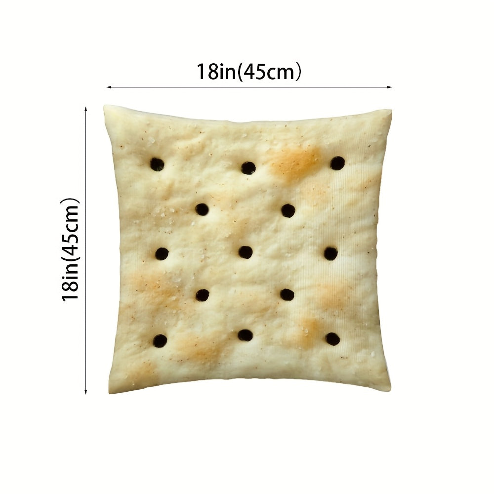 Sevair Deco Saltine Cracker Pillow Cover