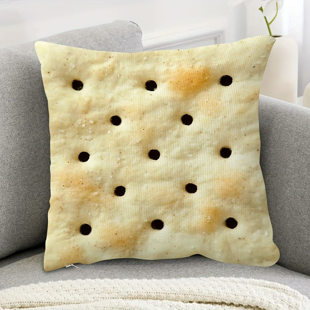 Sevair Deco Saltine Cracker Pillow Cover