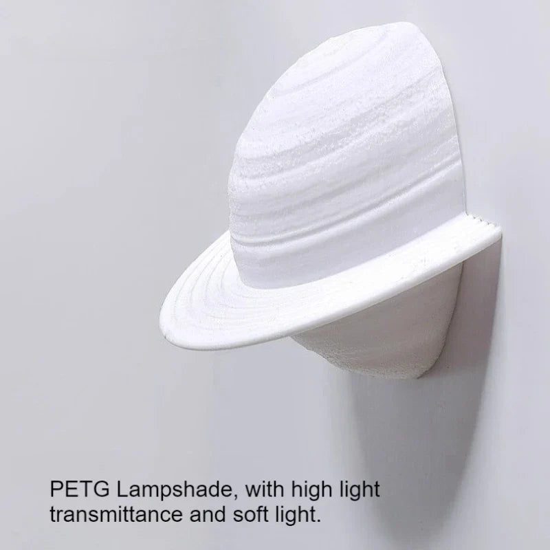 Sevair Deco Saturn Hemisphere Wall Lamp for Ambient Lighting