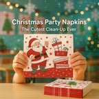 Sevair Deco 3-Ply Christmas Party Napkins 1