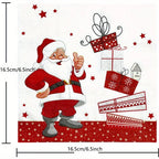 Sevair Deco 3-Ply Christmas Party Napkins 5