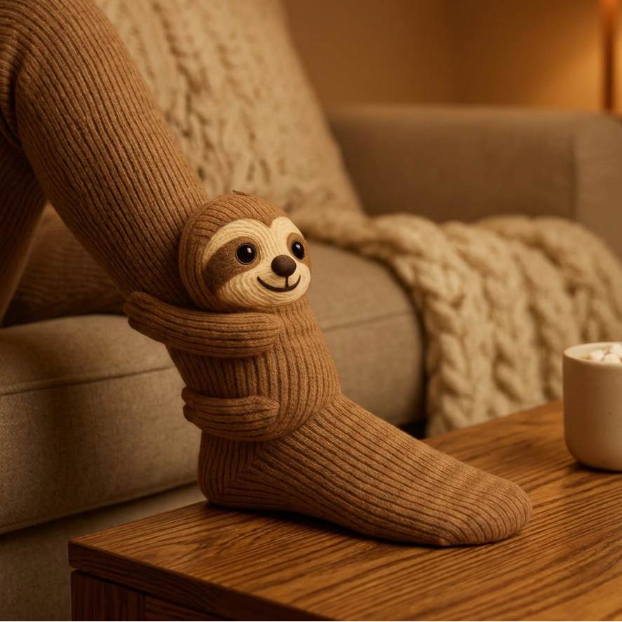 Sevair Deco 3D Cozy Animal Socks 1