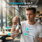 Sevair Deco 4-in-1 Keychain Fast Charging Cable everyday carry