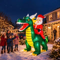 Sevair Deco 6FT Inflatable Santa Dragon 1