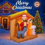 Sevair Deco 6FT LED Nativity Scene Inflatable Christmas yard