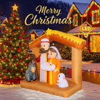 Sevair Deco 6FT LED Nativity Scene Inflatable holiday display