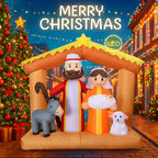 Sevair Deco 6FT LED Nativity Scene Inflatable LED display