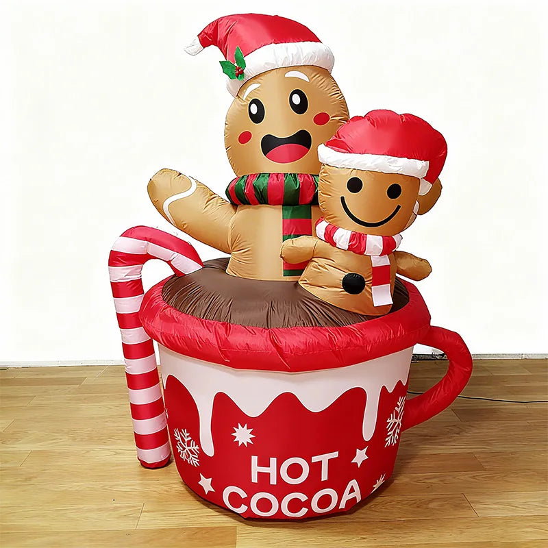Sevair Deco 7FT Hot Cocoa Christmas Inflatable 9