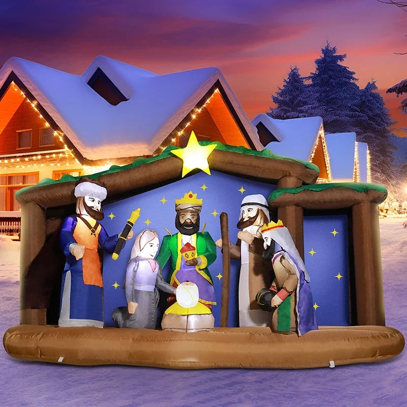 Sevair Deco 8FT LED Inflatable Nativity Scene 2