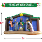 Sevair Deco 8FT LED Inflatable Nativity Scene 3
