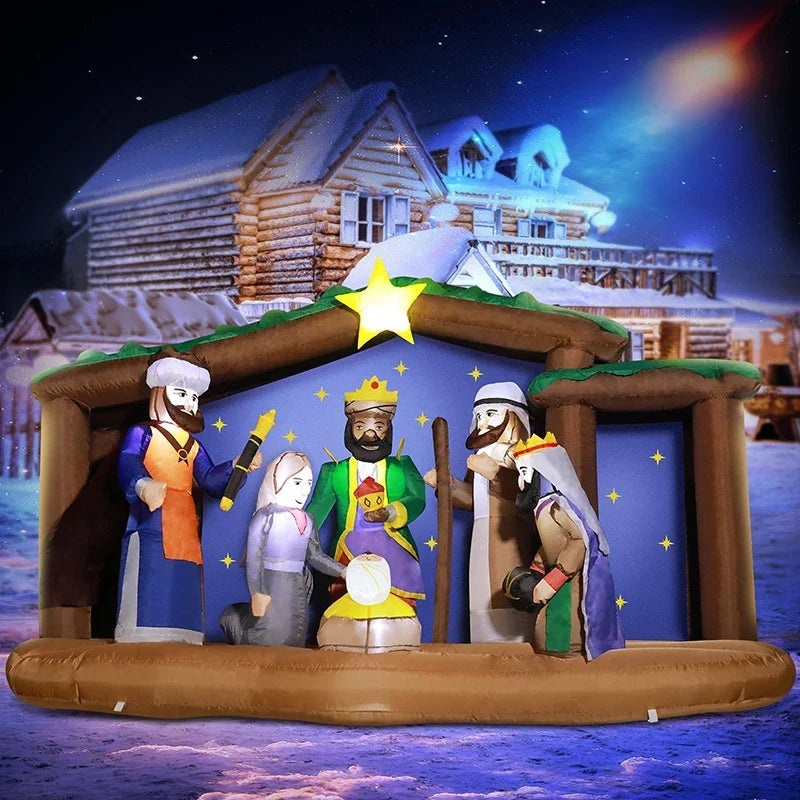 Sevair Deco 8FT LED Inflatable Nativity Scene 4